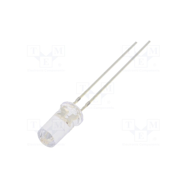 10 pcs : OSRBP25T51A - LED, 5mm, red/blue, 50°, Front: flat, 2.1÷2.6/2.9÷3.4V, -30÷85°C