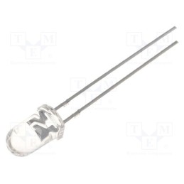 10 pcs : OSBG5121A-TU - LED, 5mm, sea green, 10000÷14400mcd, 20°, Front: convex, 2.8÷4V