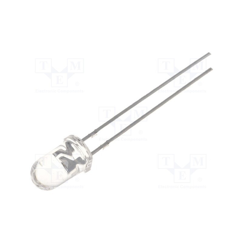 10 pcs : OSBG5121A-TU - LED, 5mm, sea green, 10000÷14400mcd, 20°, Front: convex, 2.8÷4V
