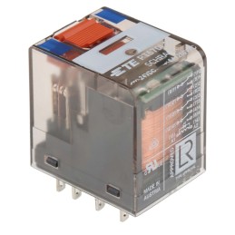 1 pcs - TE Connectivity PCB Mount Power Relay, 24V dc Coil, 6A Switching Current, 4PDT