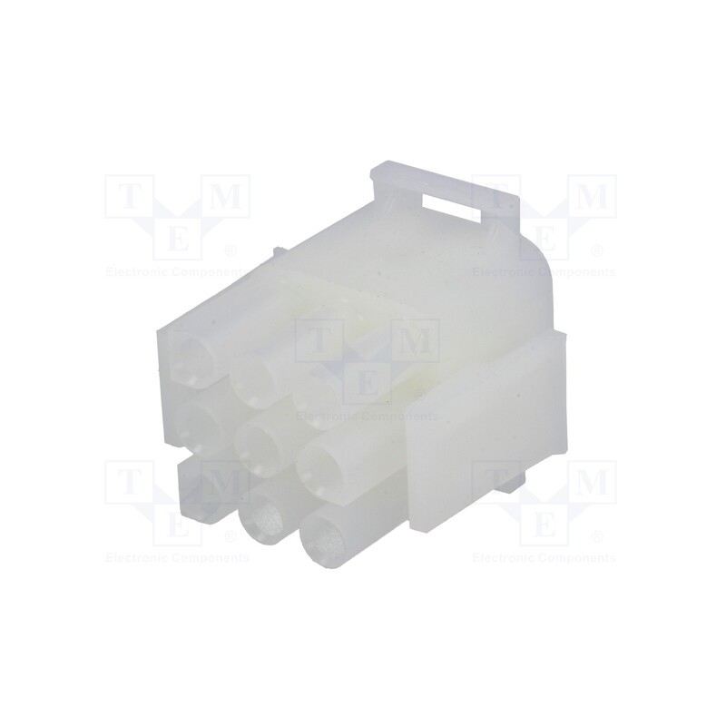 10 pcs : 1-480706-0 - Plug, wire-board, male/female, Universal MATE-N-LOK, 6.35mm, 600V