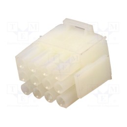 10 pcs : 1-480708-0 - Plug, wire-board, male/female, Universal MATE-N-LOK, 6.35mm, 600V