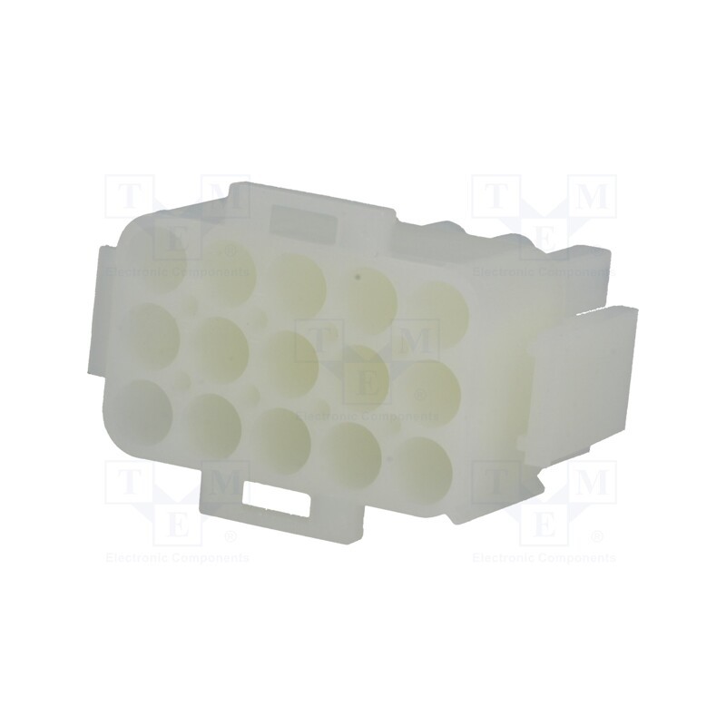 10 pcs : 1-480710-0 - Plug, wire-board, male/female, Universal MATE-N-LOK, 6.35mm, 600V