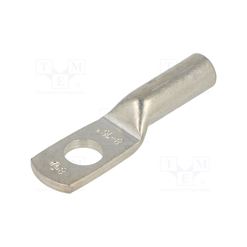 10 pcs : 1497940000 KP-M8/-16 - Tip: ring tube, M8, 16mm2, crimped, for cable, L: 37mm, copper