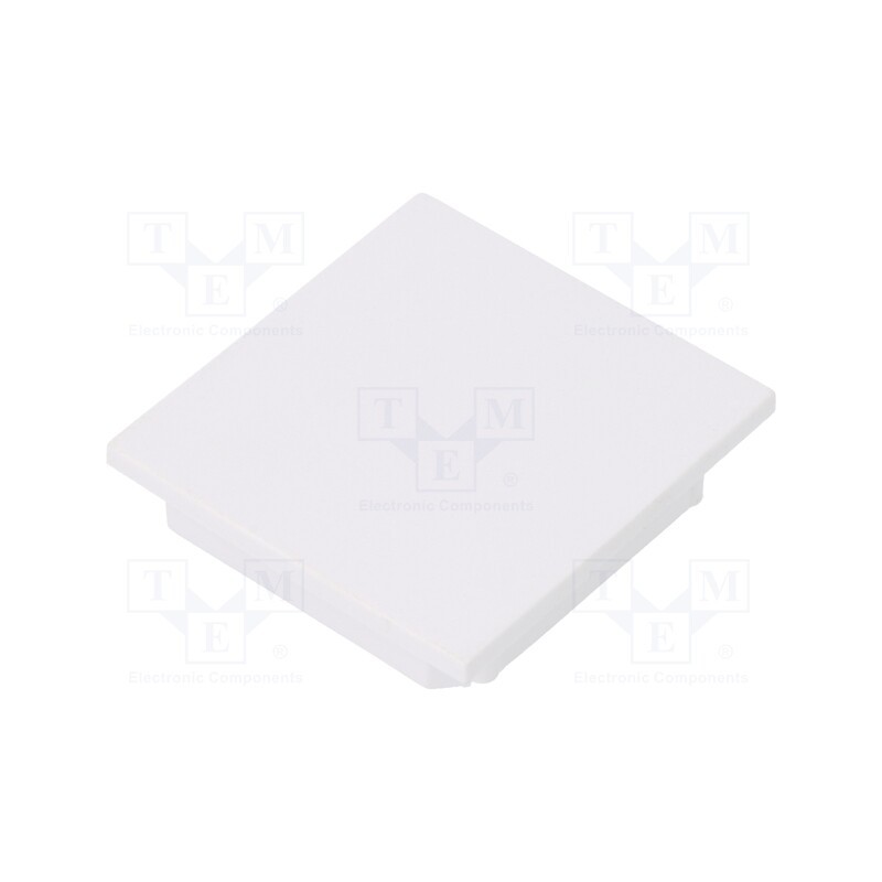 10 set : V4940001 -AS - Cap for LED profiles, white, 2pcs, ABS, Kind of shutter: A