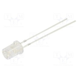 10 pcs : OSG5DA53C1A - LED, 5mm, green, 1120÷1560mcd, 120°, Front: recessed, 2.9÷3.4V