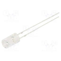 10 pcs : OSO5PA5MC1B - LED, 5mm, orange, 150÷250mcd, 120°, Front: flat, 1.8÷2.6V