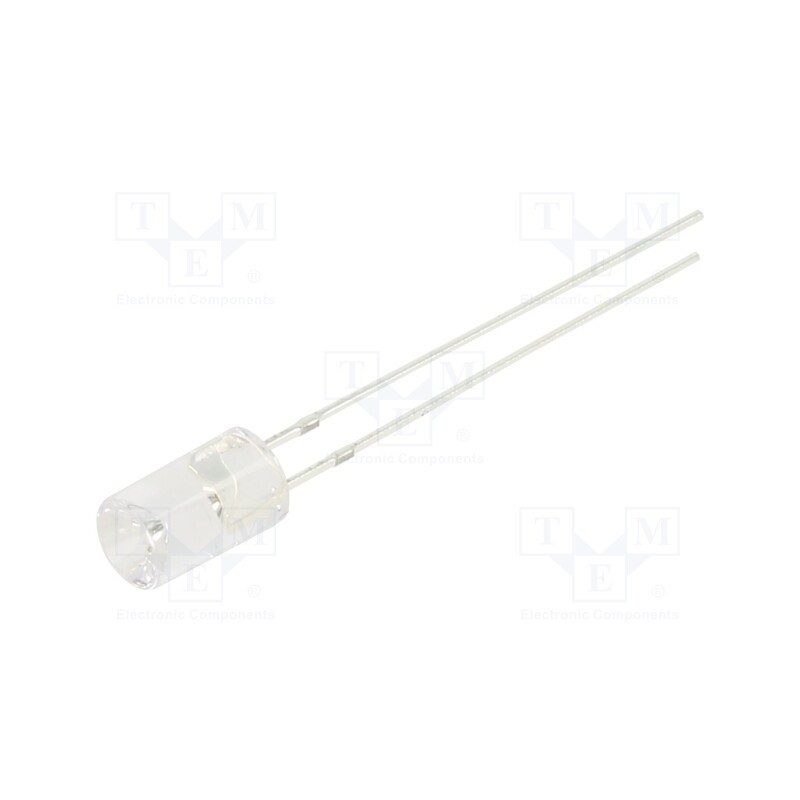 10 pcs : OSO5PA5MC1B - LED, 5mm, orange, 150÷250mcd, 120°, Front: flat, 1.8÷2.6V