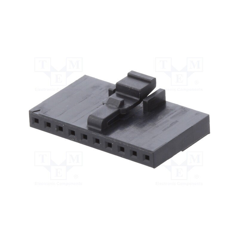 10 pcs : 1511000010 - Plug, wire-wire/PCB, female, Milli-Grid, 2mm, PIN: 10, w/o contacts