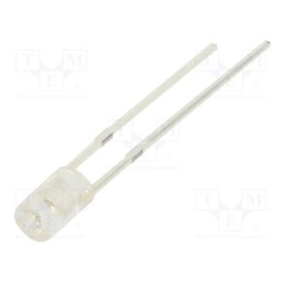 10 pcs : OSO5PA3HA1F - LED, 3mm, orange, 220÷300mcd, 100°, Front: flat, 1.9÷2.4V, -30÷85°C