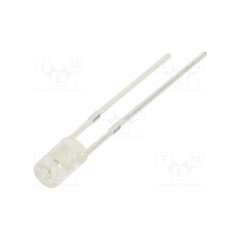 10 pcs : OSO5PA3HA1F - LED, 3mm, orange, 220÷300mcd, 100°, Front: flat, 1.9÷2.4V, -30÷85°C