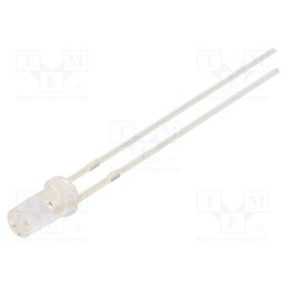 10 pcs : OSO5PA3N51A - LED, 3mm, orange, 750÷1120mcd, 50°, Front: flat, 1.8÷2.6V, 78mW