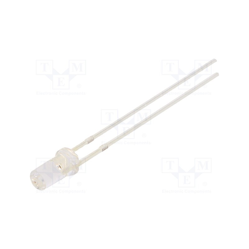 10 pcs : OSO5PA3N51A - LED, 3mm, orange, 750÷1120mcd, 50°, Front: flat, 1.8÷2.6V, 78mW
