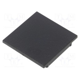 10 set : V4960002 -AS - Cap for LED profiles, black, 2pcs, ABS, Kind of shutter: C