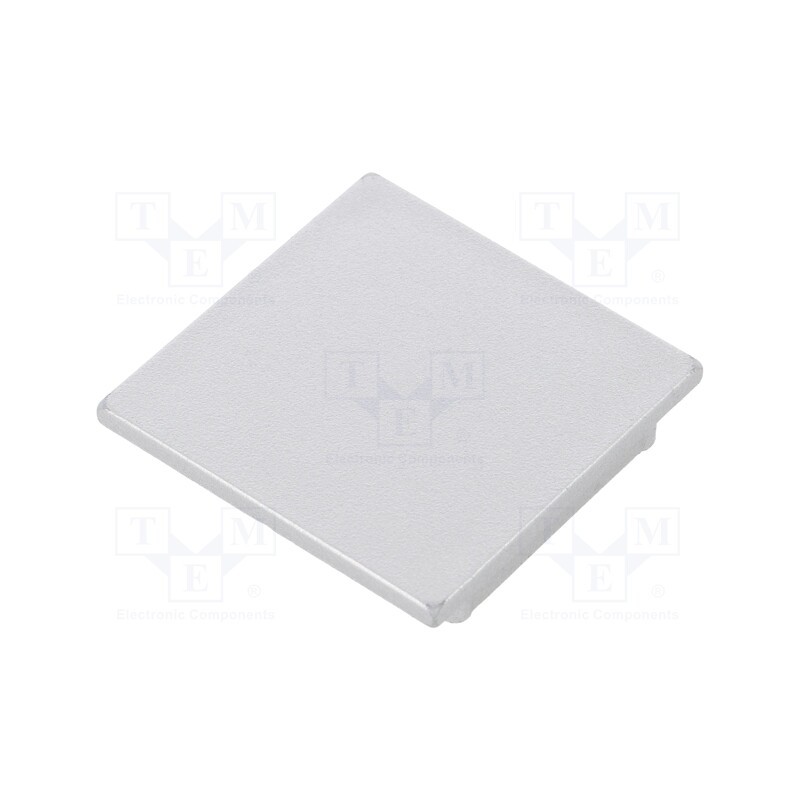 10 set : V4960040 -AS - Cap for LED profiles, silver, 2pcs, ABS, Kind of shutter: C