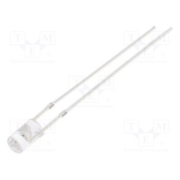 10 pcs : OSG5DA3HE1B - LED, 3mm, green, 1560÷2180mcd, 140°, Front: flat, 2.8÷3.6V, -30÷85°C