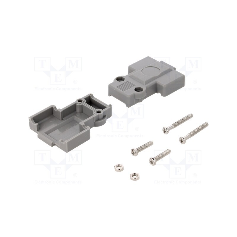 10 pcs : 1520-0101-01 - Enclosure: for D-Sub connectors, straight, Locking: screws