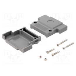 10 pcs : 1520-0101-03 - Enclosure: for D-Sub connectors, straight, Locking: screws