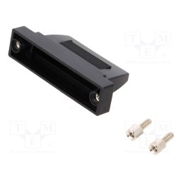 10 pcs : 1520-0201-03 - Enclosure: for D-Sub connectors, straight, UNC 4-40
