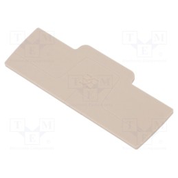 10 pcs : 1521530000 AEP 4C 2.5 - End plate, colourless, A series