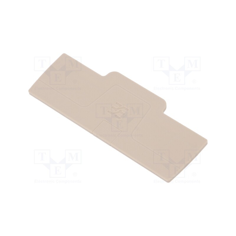 10 pcs : 1521530000 AEP 4C 2.5 - End plate, colourless, A series