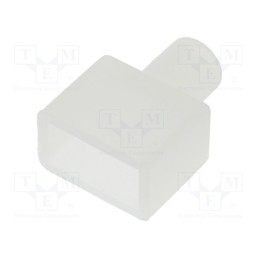 10 pcs : T0612B END CAPS STRAIGHT - Stopper, straight,with hole