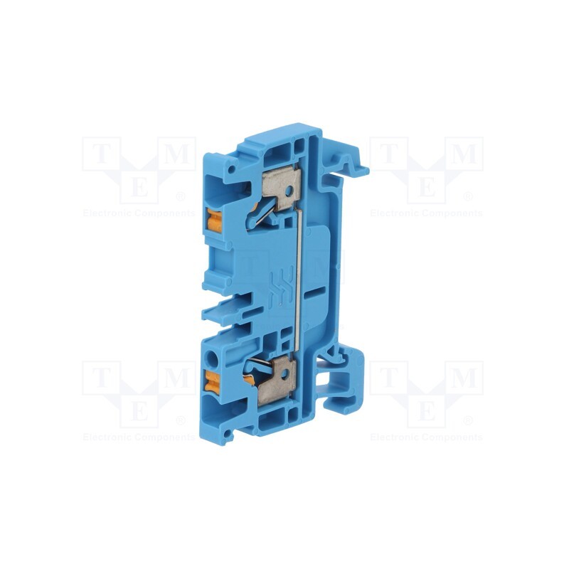 10 pcs : 1521880000 A2C 2.5 BL - Splice terminal: rail, 2.5mm2, ways: 1, terminals: 2, blue, wemid