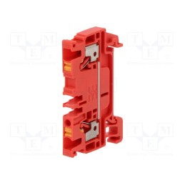 10 pcs : 1521900000 A2C 2.5 RD - Splice terminal: rail, 2.5mm2, ways: 1, terminals: 2, red, wemid