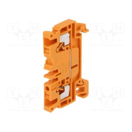 10 pcs : 1521930000 A2C 2.5 OR - Splice terminal: rail, 2.5mm2, ways: 1, terminals: 2, orange, wemid