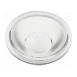 50 pcs : OSOLRA2045M - LED lens, round, colourless, 45°