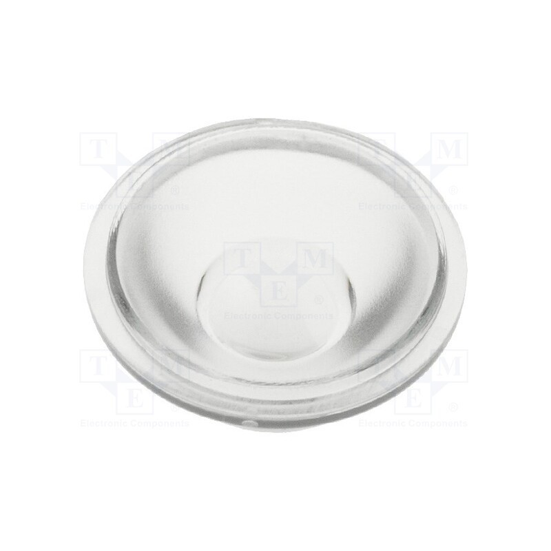 50 pcs : OSOLRA2045M - LED lens, round, colourless, 45°