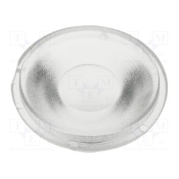 50 pcs : OSOLRA2015M - LED lens, round, colourless, 15°