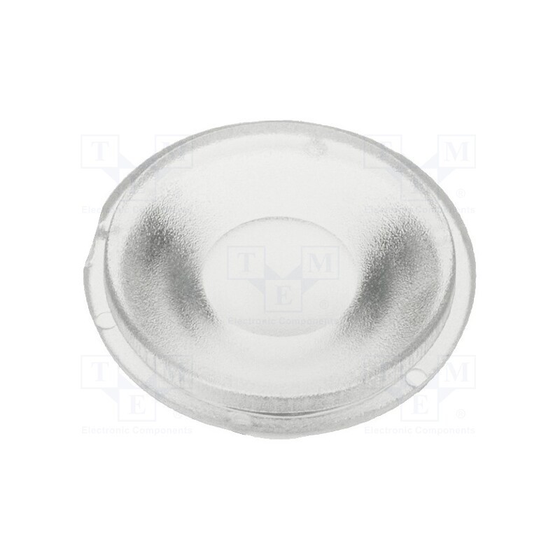 50 pcs : OSOLRA2015M - LED lens, round, colourless, 15°