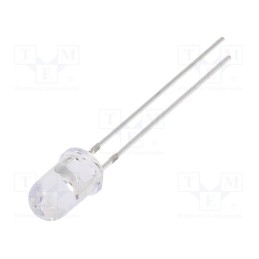 10 pcs : OSR5PA5A31A-VVLED - LED, 5mm, red, 3000mcd, 30°, Front: convex, 3÷13V, No.of term: 2
