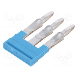 10 pcs : 1527770000 ZQV 2.5N/3 BL - Comb bridge, ways: 3, blue, A series