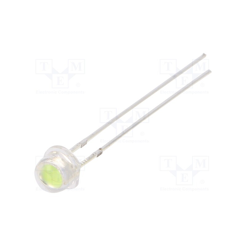10 pcs : OSB69V5PA1A - LED, 4.8mm, blue (ice blue), 5800÷7000mcd, 100°, Front: convex