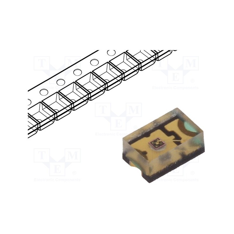 10 pcs : VSMY1850X01 - IR transmitter, 0805, 850nm, transparent, 50mW, 120°, SMD, 100mA