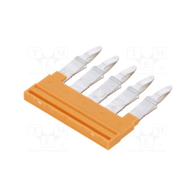 10 pcs : 1527980000 ZQV 4N/5 - Comb bridge, ways: 5, orange, A series