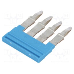 10 pcs : 1528120000 ZQV 4N/4 BL - Comb bridge, ways: 4, blue, A series