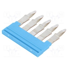 10 pcs : 1528140000 ZQV 4N/5 BL - Comb bridge, ways: 5, blue, A series
