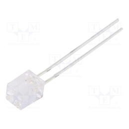 10 pcs : OSB5SA7NE1B-12V - LED, rectangular, 5x5x7mm, blue, 220÷330mcd, 140°, Front: flat, 10mA
