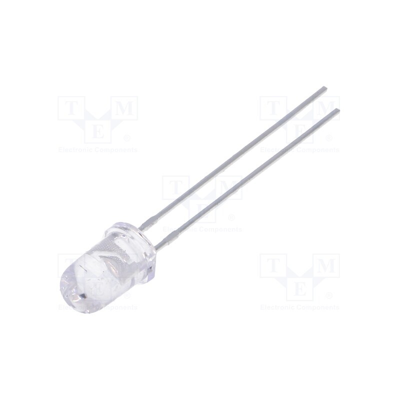 10 pcs : L-7113SF6C - IR transmitter, 5mm, 860nm, transparent, 18÷40mW, 20°, THT, 20mA