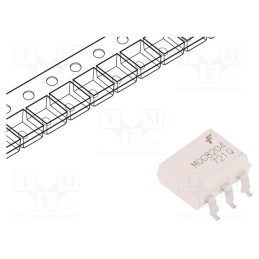 10 pcs : MOC8204SM - Optocoupler, SMD, Ch: 1, OUT: transistor, Uinsul: 4.17kV, Uce: 400V