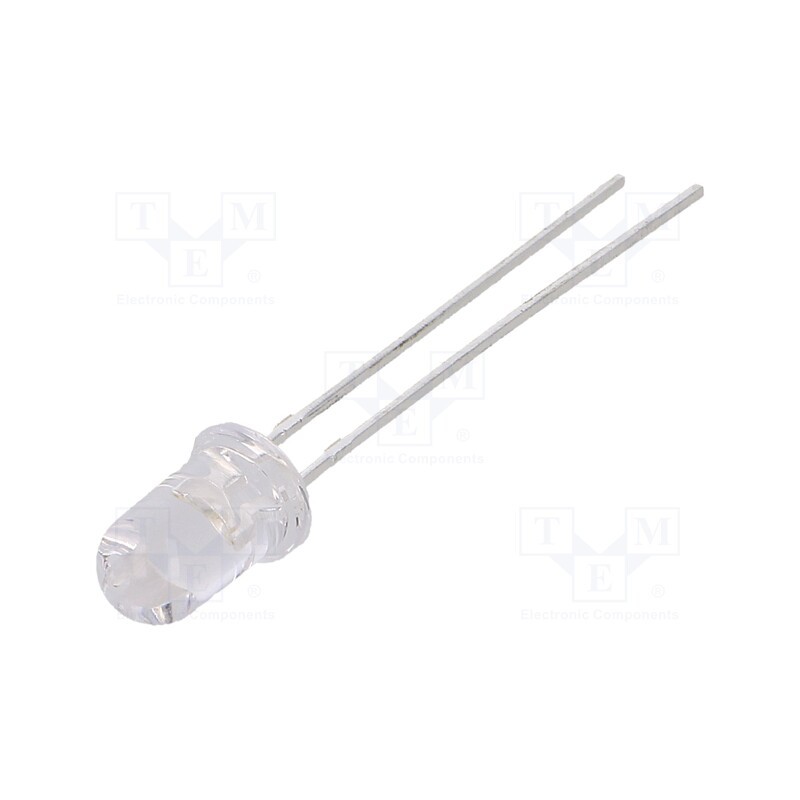 10 pcs : LL-504PGC2E-G5-1AC - LED, 5mm, green, 5000÷6000mcd, 20°, Front: convex, 3.6÷4V