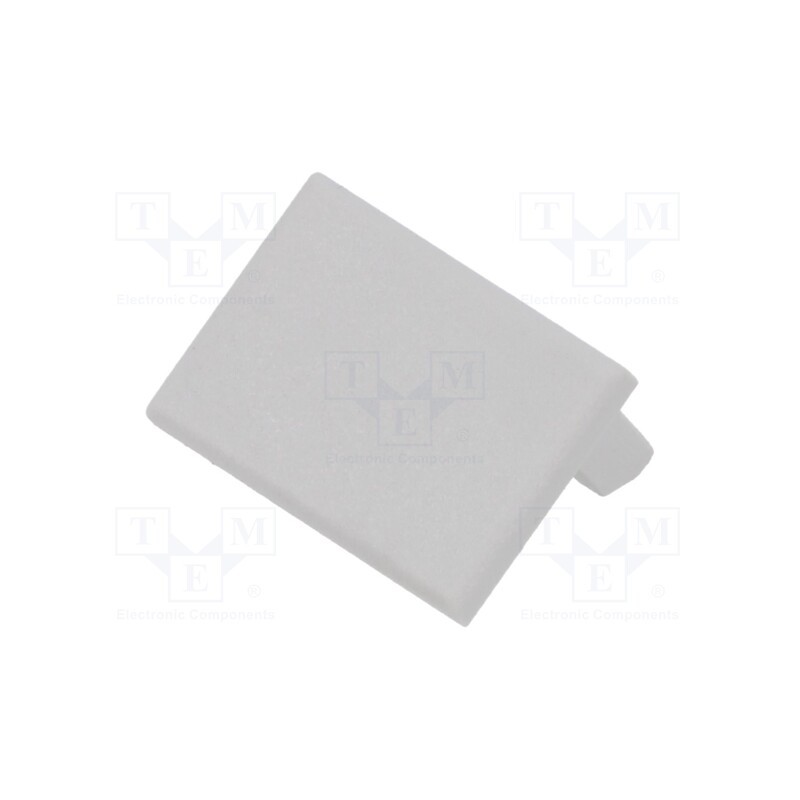 10 pcs : C24337C02 - Cap for LED profiles, grey, PDS-4-PLUS
