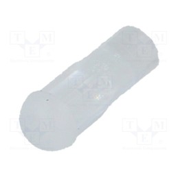 20 pcs : 1282.0999999999999 - Fiber for LED, round, Ø3.2mm, Front: flat, straight