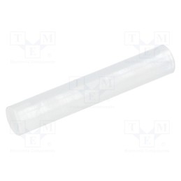 100 pcs : FIX-LEDS-23.5 - Spacer sleeve, LED, Øout: 4mm, ØLED: 3mm, L: 23.5mm, natural, UL94V-2