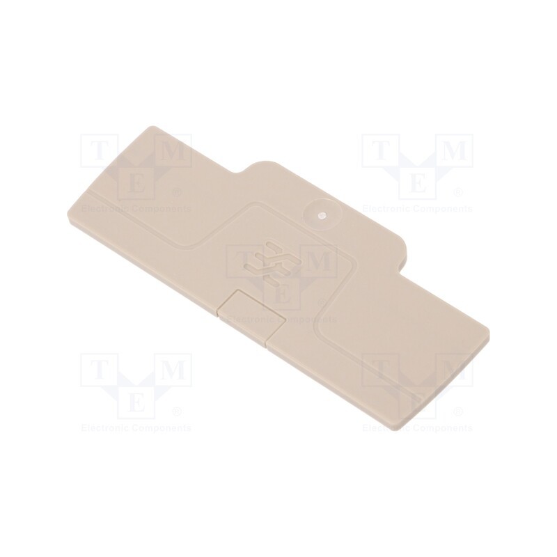 10 pcs : 1552640000 AEP 4C 1.5 - End plate, colourless, A series