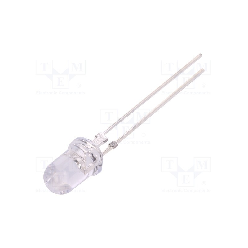 10 pcs : OSI3NA5111Y - IR transmitter, 5mm, transparent, 60mW, 15°, λp max: 850nm, THT