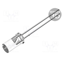 10 pcs : OST1MA5TA1A - LED, 5mm, RGB, blinking,tricolour, 100°, 3.8÷5V, 20mA, Front: flat